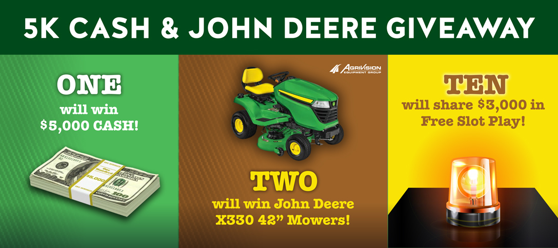 5K Cash & John Deere Giveaway