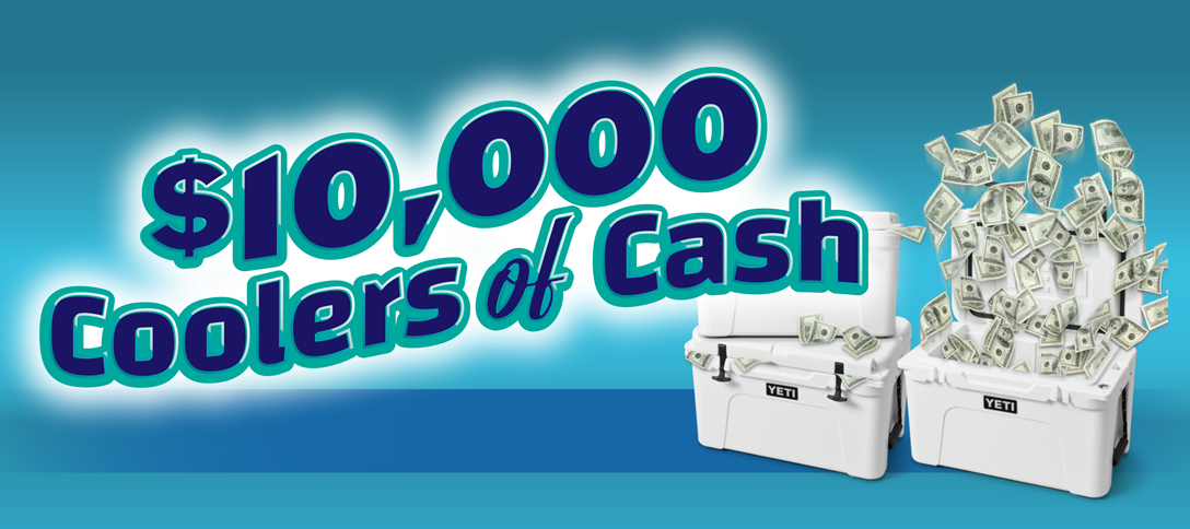$10,000 Coolers of Cash