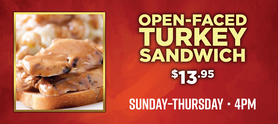 Open-Faced Turkey Sandwich