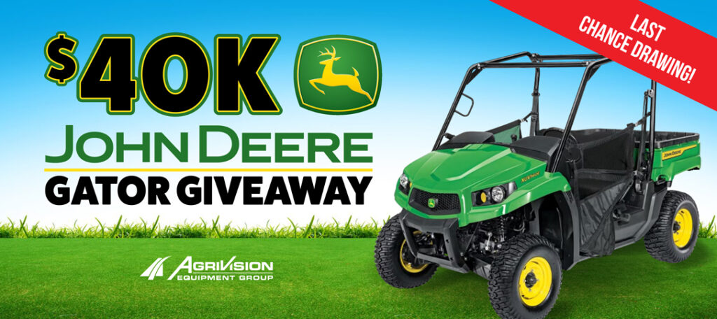 40K JOHN DEERE GATOR GIVEAWAY - Lakeside Hotel Casino