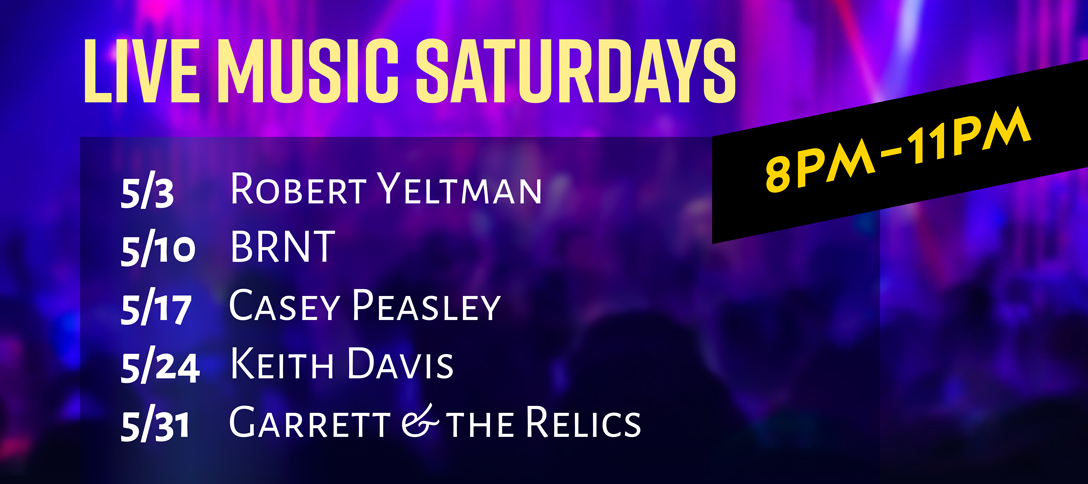 Live Music Saturdays - May 2025