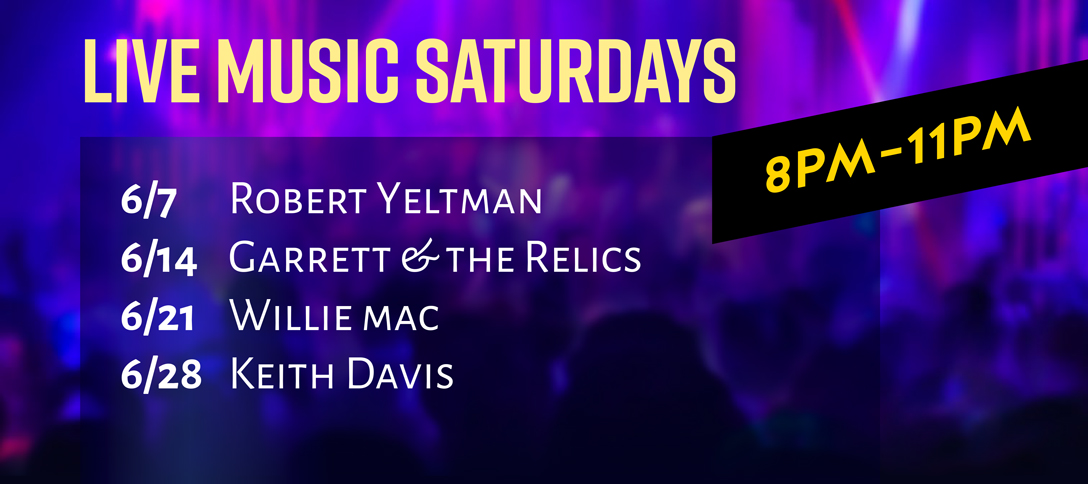 Live Music Saturdays - June 2025