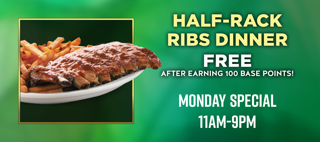 Half-Rack Ribs Dinner
