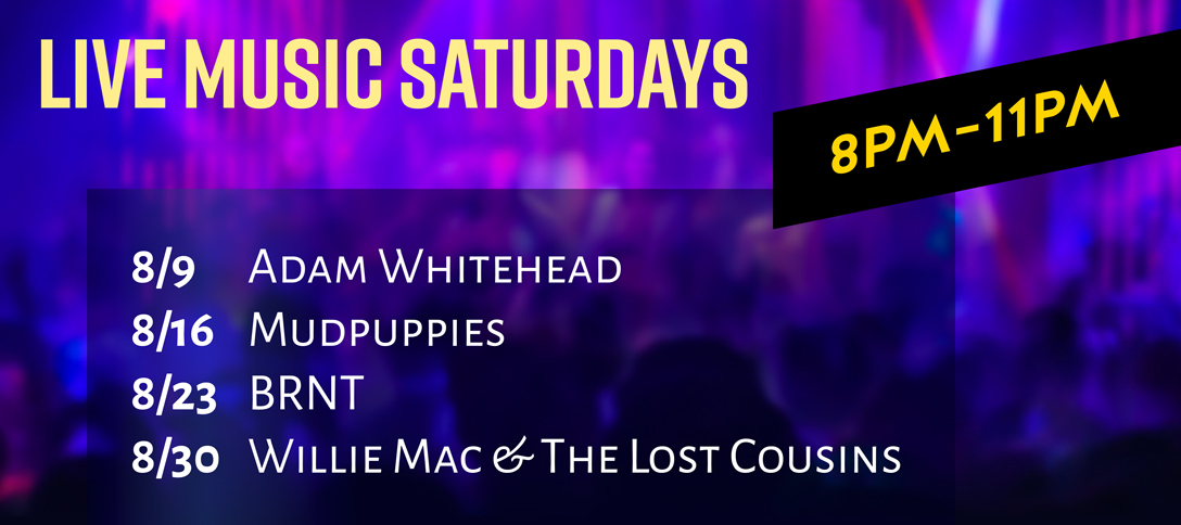Live Music Saturdays - August 2025