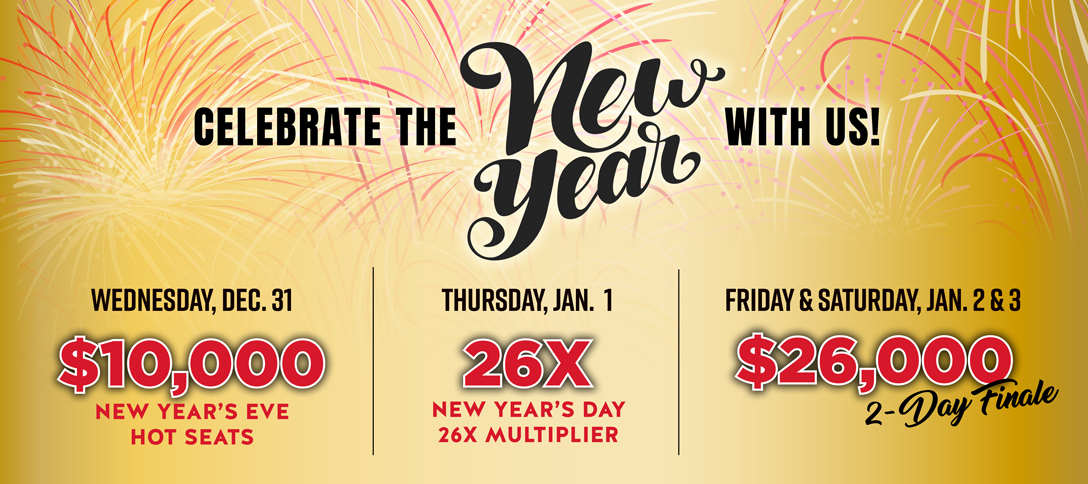 Celebrate The New Year With Us!