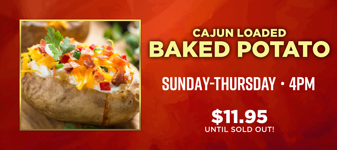 Cajun Loaded Baked Potato