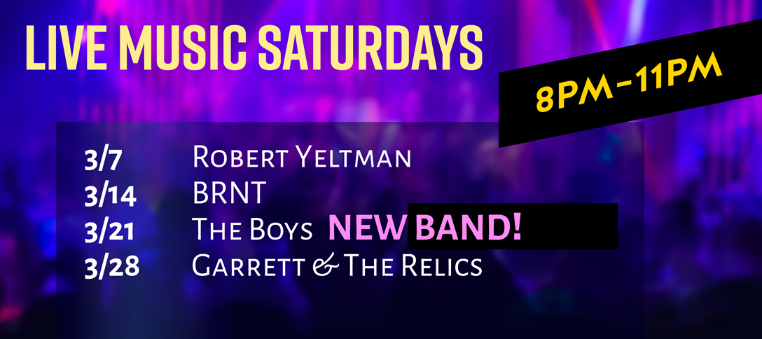 Live Music Saturdays - March 2026