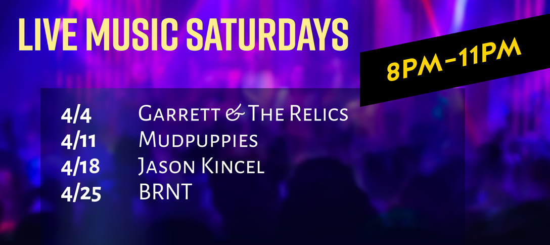 Live Music Saturdays - April 2026