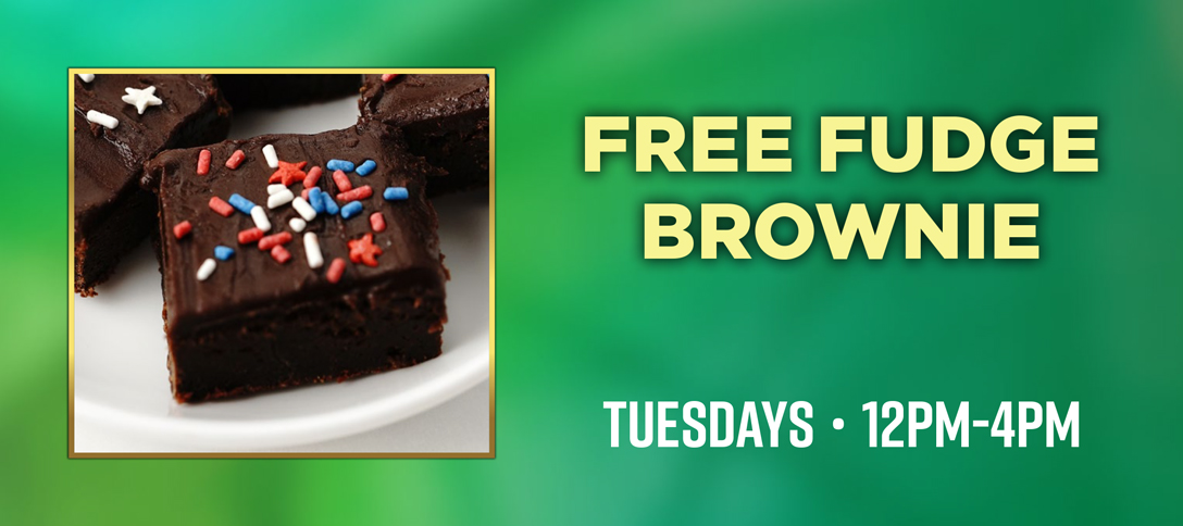 Free Fudge Brownie