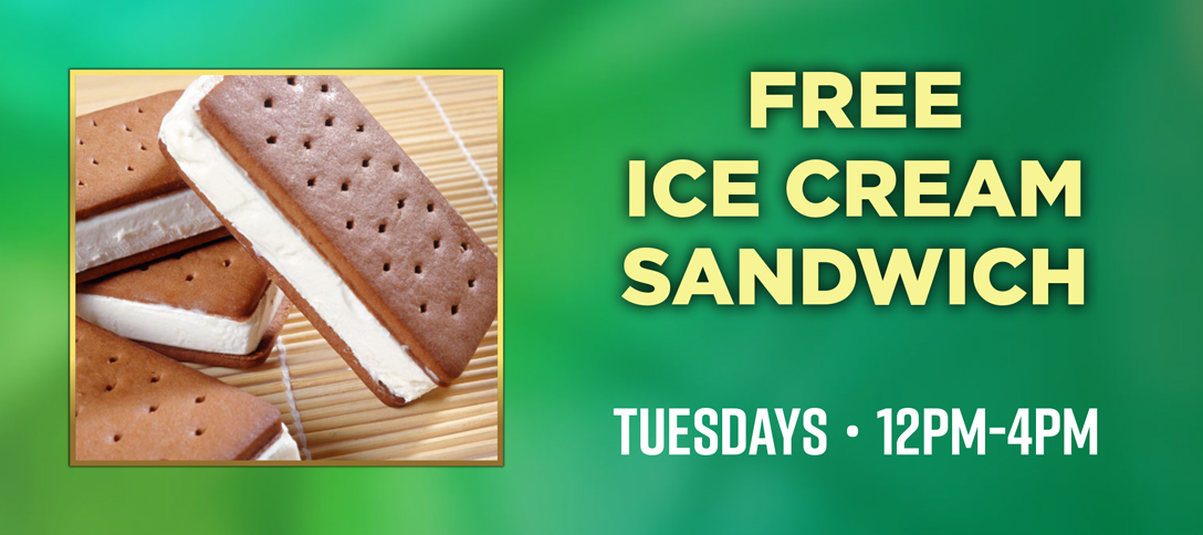 Free Ice Cream Sandwich