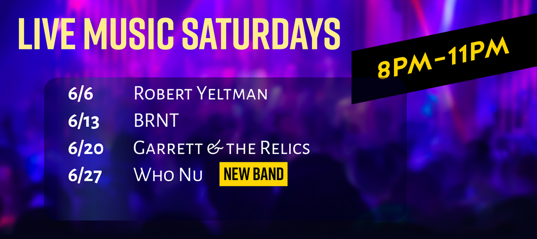 Live Music Saturdays - June 2026