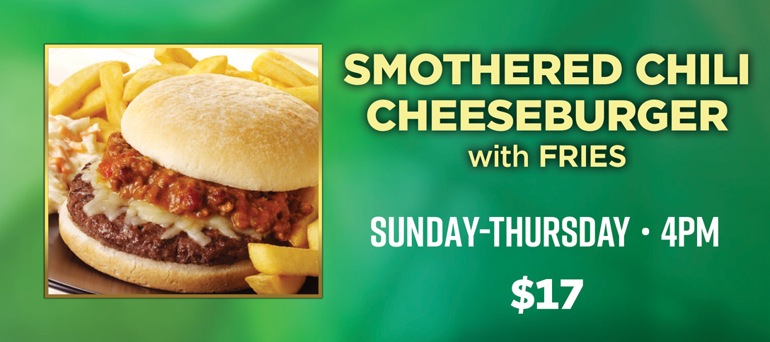 Smothered Chili Cheeseburger