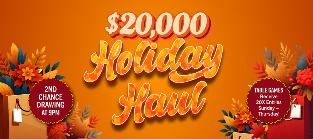 $20,000 Holiday Haul